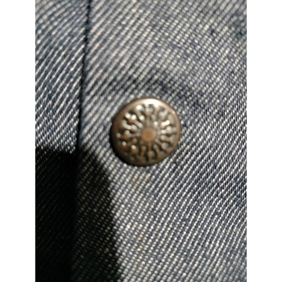 Montgomery Ward VINTAGE 1970's -1980's blue jean trucker jacket men medium-Large - Picture 3 of 4